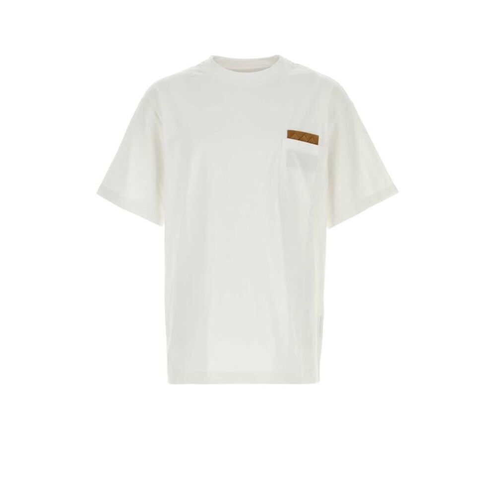 Bottega Veneta Men White Cotton T-Shirt